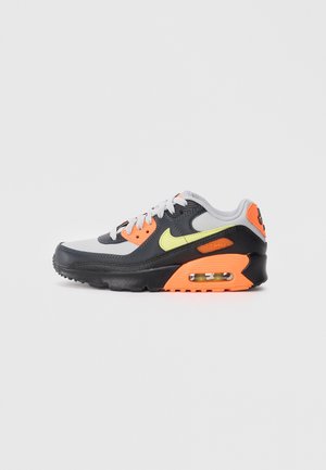 AIR MAX 90 UNISEX - Sneakers basse - light smoke grey/limelight/hyper crimson/black