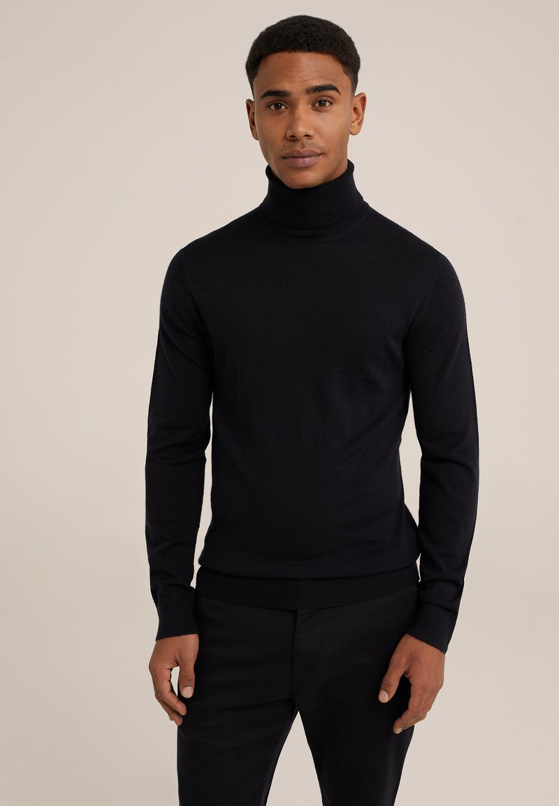 WE Fashion THE MERINO KNIT - Pulover - black