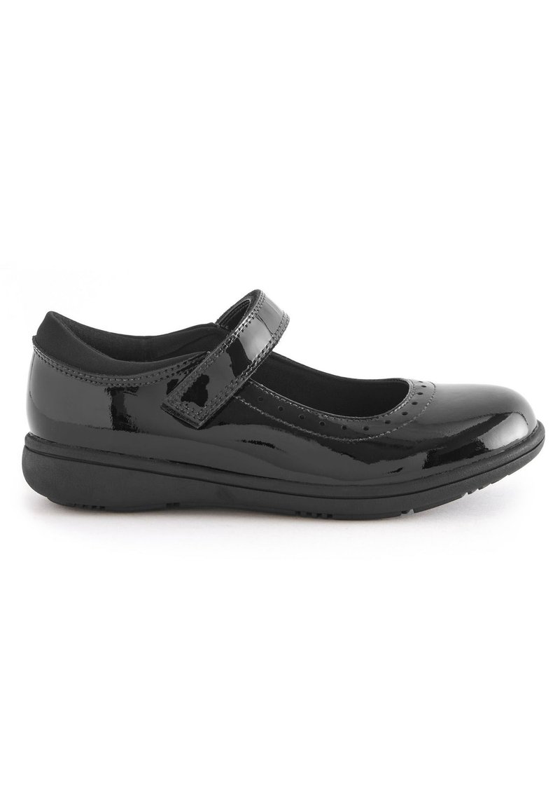 Next SCHOOL BROGUE DETAIL MARY JANE NARROW FIT E - Bailarinas con hebilla - black patent