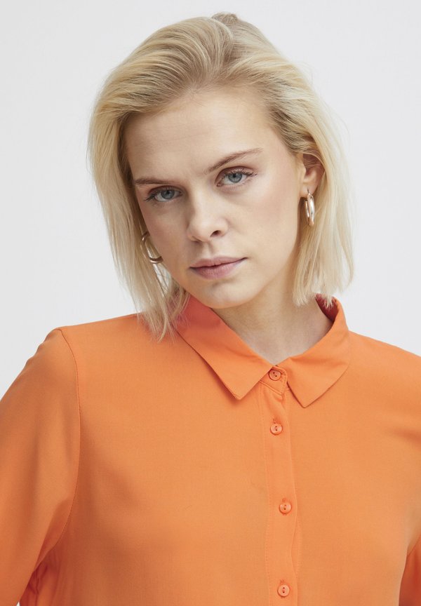 IHMain - Button-down blouse - coral rose2