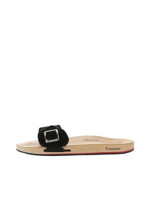 Berkemann Pantolette flach - schwarz