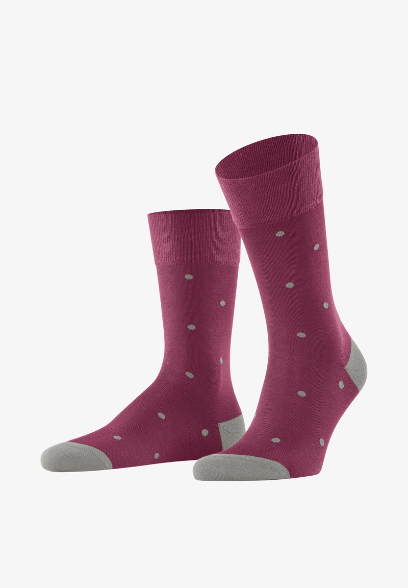 FALKE DOT - Socken - red plum