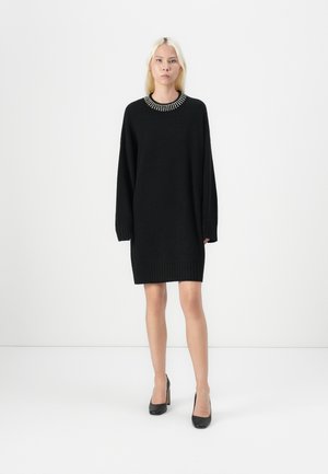 ASK ABITO - Robe pull - nero limousine