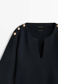 Massimo Dutti Strickpullover - dark blue