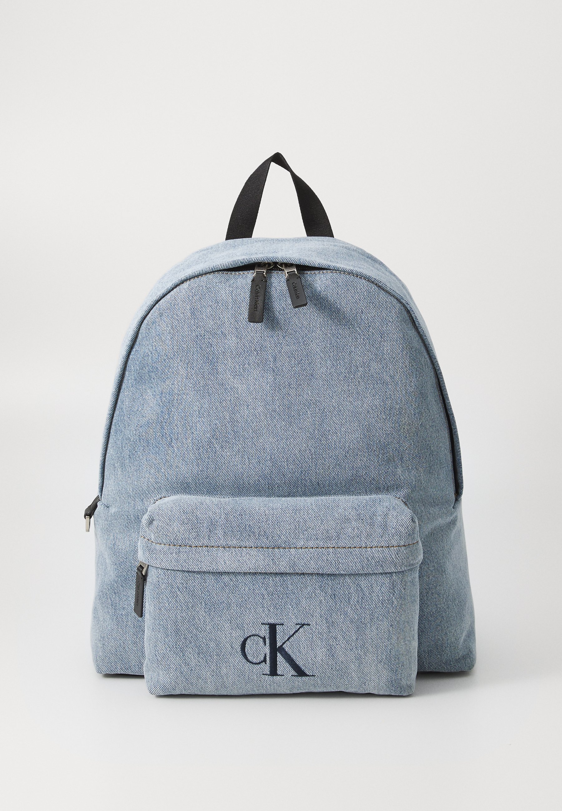 Calvin Klein Jeans Blue Denim Logo Print Backpack Rucksack Bag CK Logo 1451746.jpg main image 3