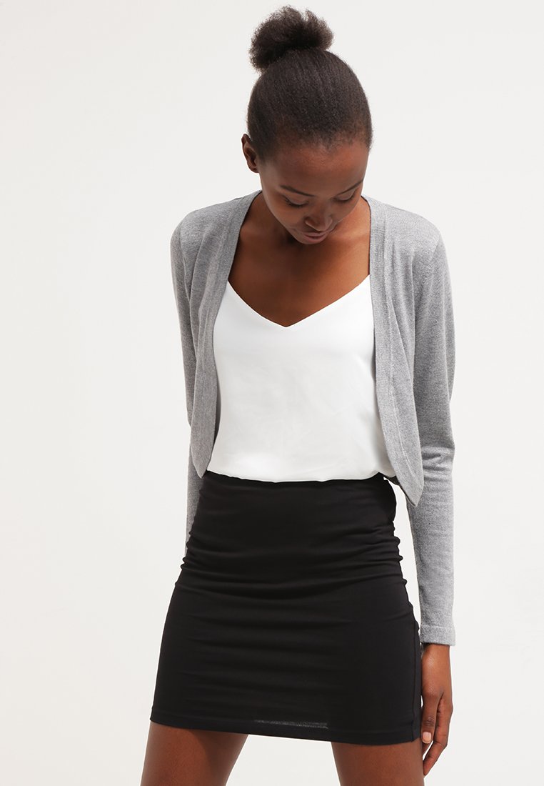 Bolero Femme KAFFE – Tricot Manches Longues, Longueur Taille, Style Ouvert, Pour Toutes Occasions