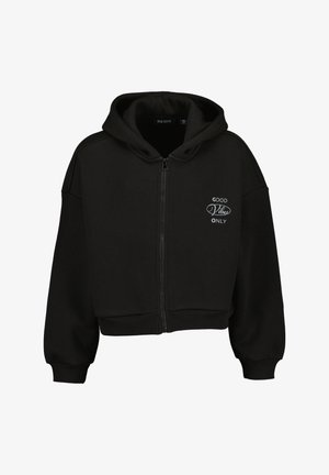 Blue Seven Mikina na zip - schwarz