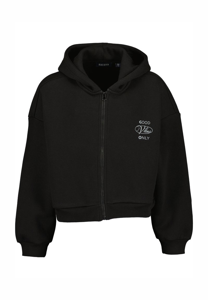 Blue Seven Mikina na zip - schwarz