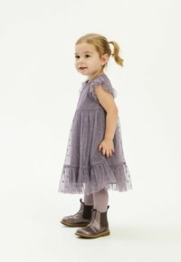 The New Siblings Freizeitkleid - gray ridge aop
