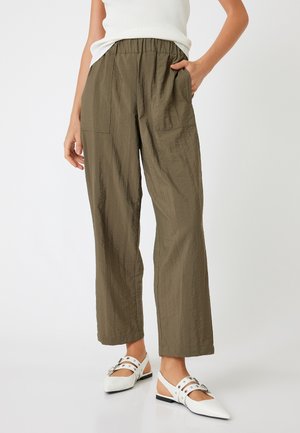 Koton WIDE - Pantalon classique - khaki