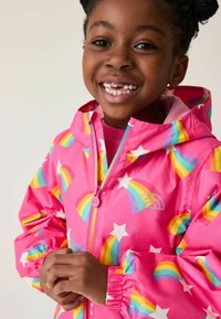 Little Bird REGULAR FIT - RAINBOW SHOWER RESISTANT - Vodotesná bunda - pink