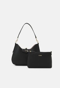 Guess BRENTON HOBO - Sac à main - black