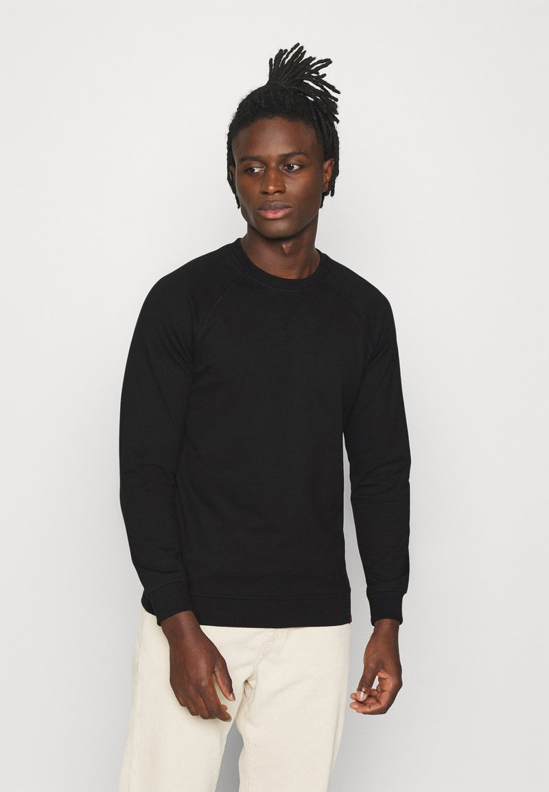 Herren Kapuzenpullover | Denim Project BASIC CREW Sweatshirt black/schwarz - RG50332 Herren Kapuzenpullover | Denim Project BASIC CREW Sweatshirt black/schwarz - RG50332