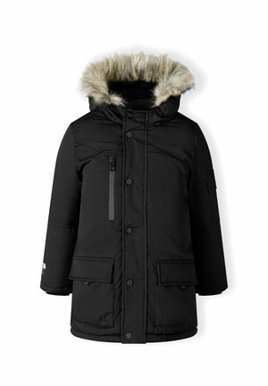 MINOTI HOOD WITH FAUX FUR - Parkaer - black