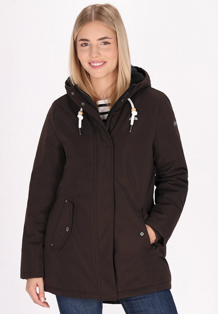 Schmuddelwedda Parka donkerbruin
