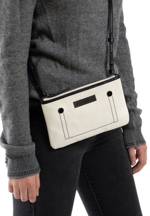 CLIO, MINI DENIM CANVAS - Schoudertas - white