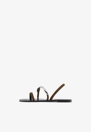 Massimo Dutti, Sandales - dark brown