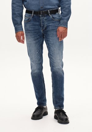 REY CROS - Slim fit jeans - mid blue denim