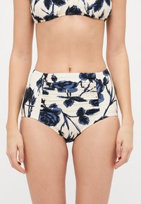 Seafolly - ROCOCO RUCHED FRONT HIGH WAISTED  - Bikini bottoms - black Thumbnail Image 1