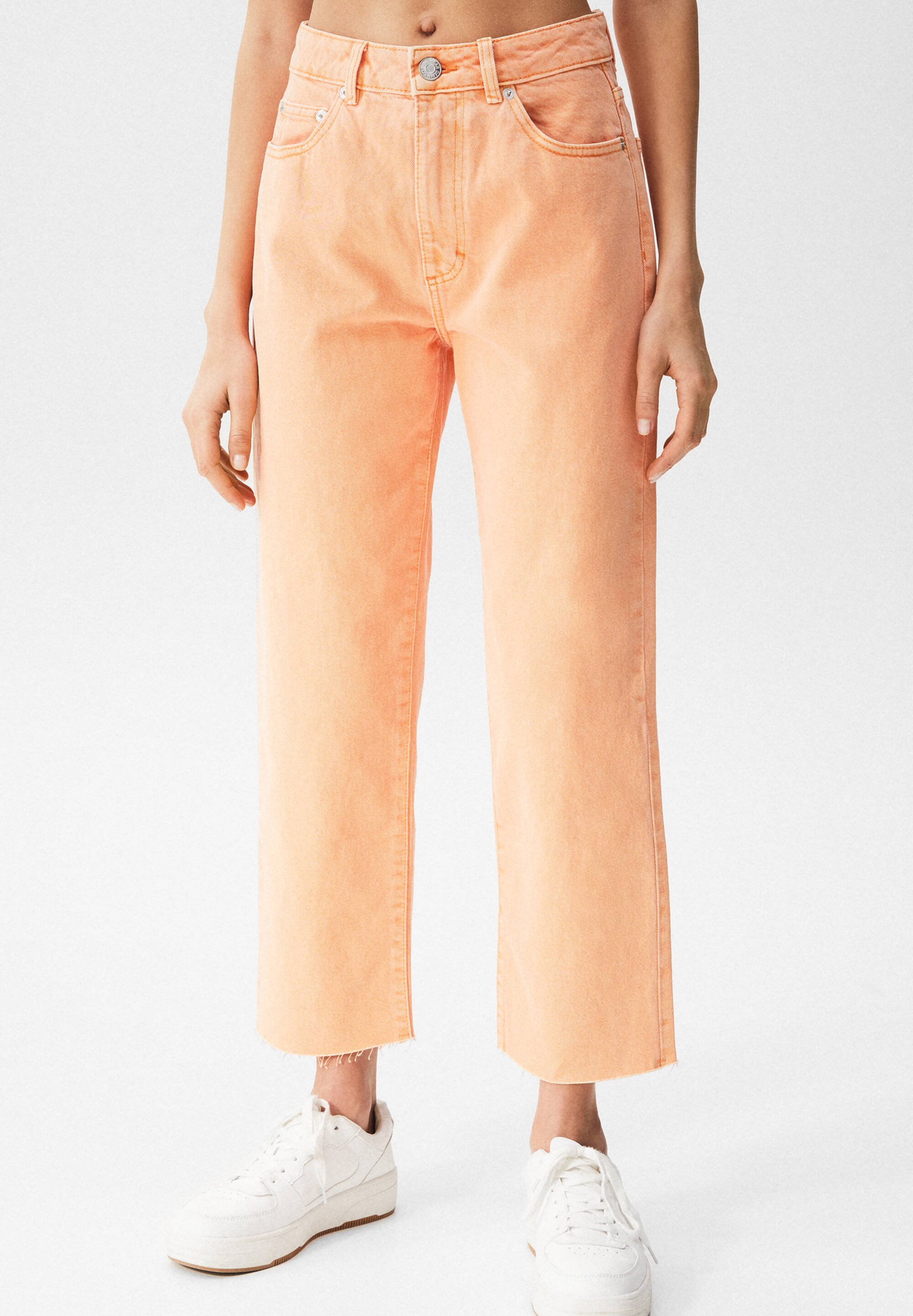 PULL\u0026BEAR RELAXED CROPPED - Straight 