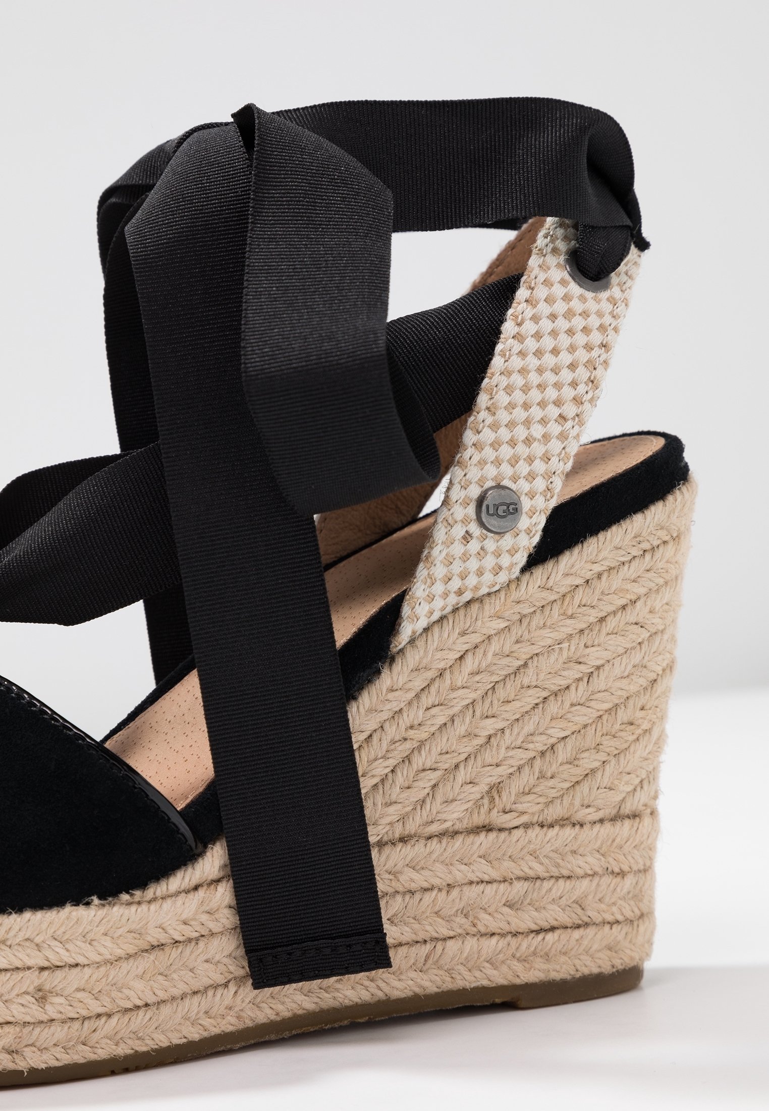 UGG Sandalen met hoge hak - black/zwart - (Pre-owned) - Zalando.be
