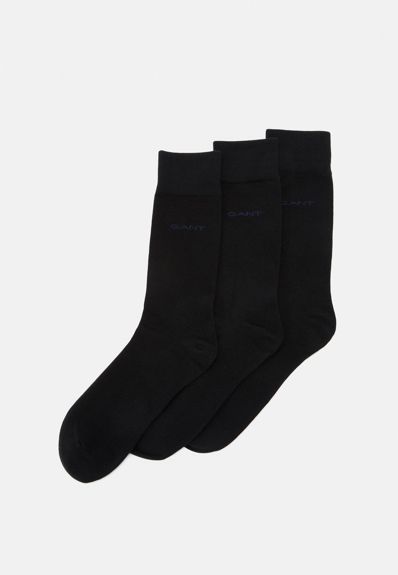 GANT SOCKS 3 PACK - Chaussettes - black