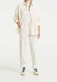 OPUS Button-down blouse - beige