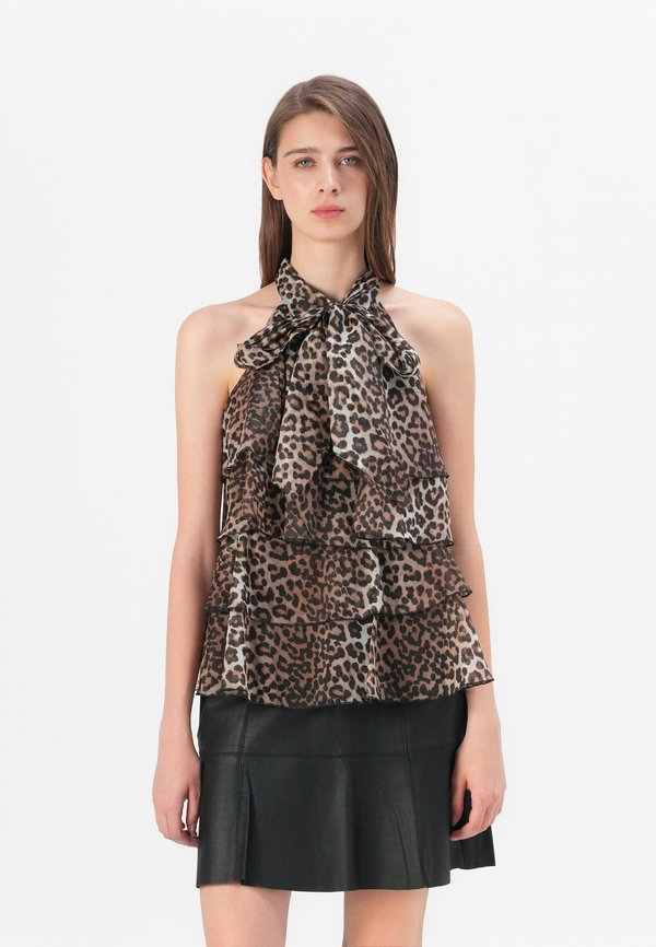 YASELOISE HALTER NECK - Bluse - birch