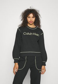 Calvin Klein Underwear SWEATSHIRT FUTURE SHIFT LW - Sportska majica - black/sunny