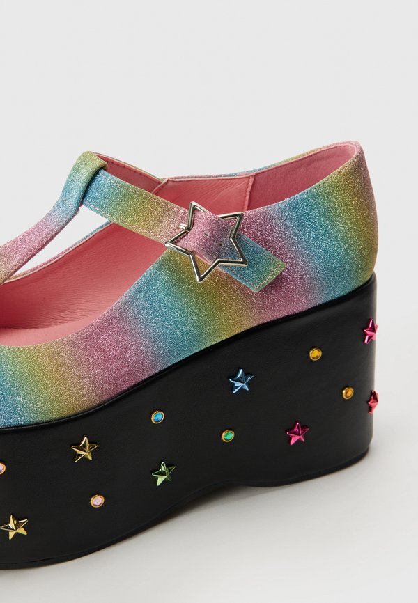 MARY JANES - Wedge sandals - rainbow3