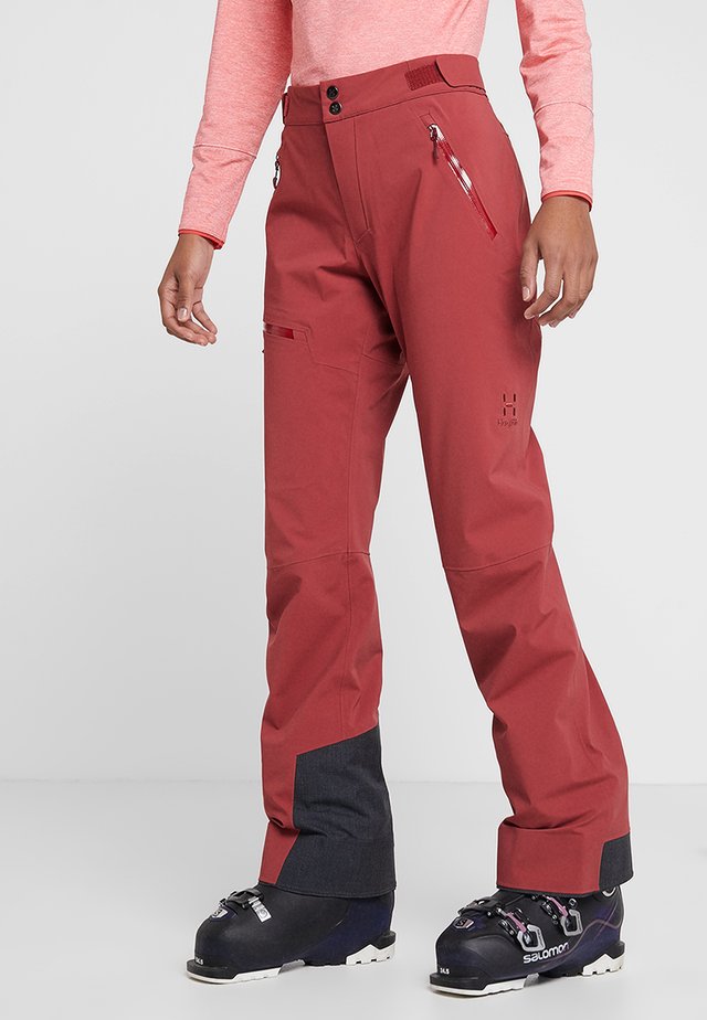 STIPE PANT - Stoffhose - brick red