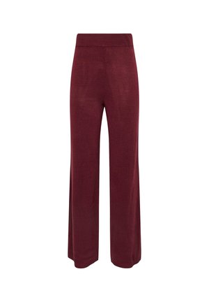 Long Tall Sally WIDE LEG - Trousers - burgundy
