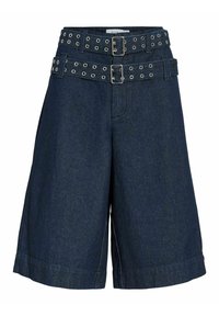 IADONA  GÜRTEL - Shorts - dark blue denim