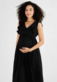 JoJo Maman Bébé MATERNITY - REGULAR FIT - Rochie de zi - black