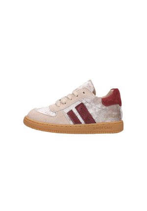 Shoesme, SHOESME MEISJES LAGE SNEAKERS BN26W002. - Babyschoenen - beige red velvet