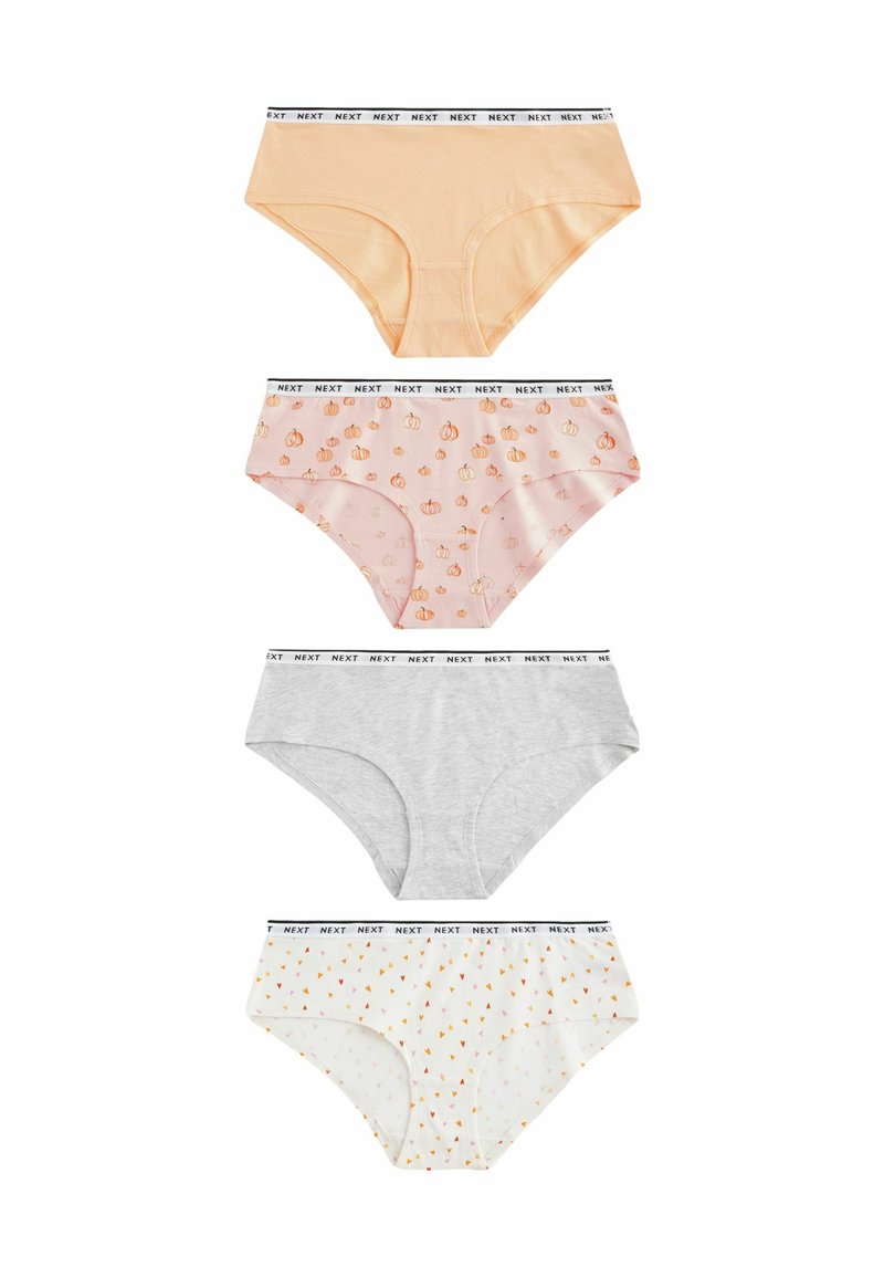 Next RICH LOGO KNICKERS FOUR PACK - Fecskék - orange pumpkin print