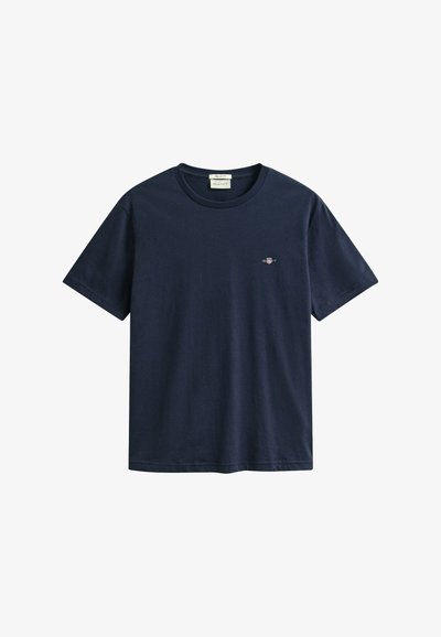 REG SHIELD SS T-SHIRT - T-shirt basique - evening blue