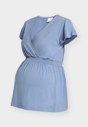 MAMALICIOUS, MLRANI - T-shirt basique - stonewash