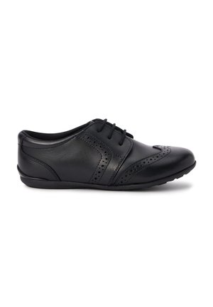 Narrow Fit Lace-Up Brogues - Schnürer - black