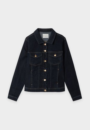 ONLY Carmakoma, CARWESPA JACKET - Veste en jean - dark blue denim