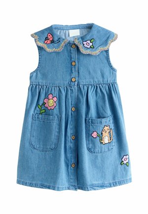 REGULAR FIT - COLLAR  - Denimkjoler - character embroidered