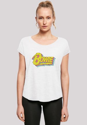 DAVID BOWIE MOONLIGHT 90S LOGO - Print T-shirt - white