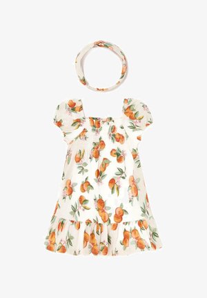 Mayoral ESTAMPADO CON DIADEMA SET - Vestido informal - naranja