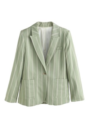 Next, Blazer - green ecru stripe