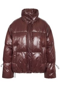 NMALLIE SHINY PUFFER - Zimná bunda - french roast