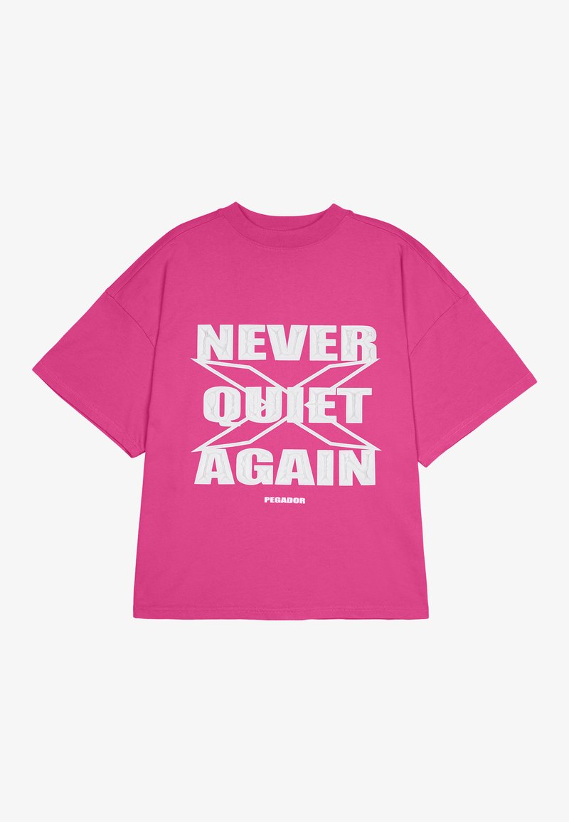 Pegador T-shirt print donkerroze Pegador T-shirt print donkerroze