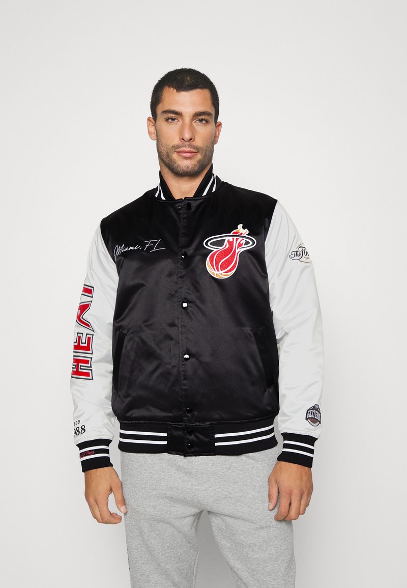 Mitchell & Ness NBA MIAMI HEAT TEAM ORIGINS VARSITY JACKET Training