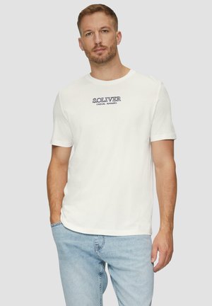 MIT LOGO-MOTIVEN - T-Shirt print - weiß