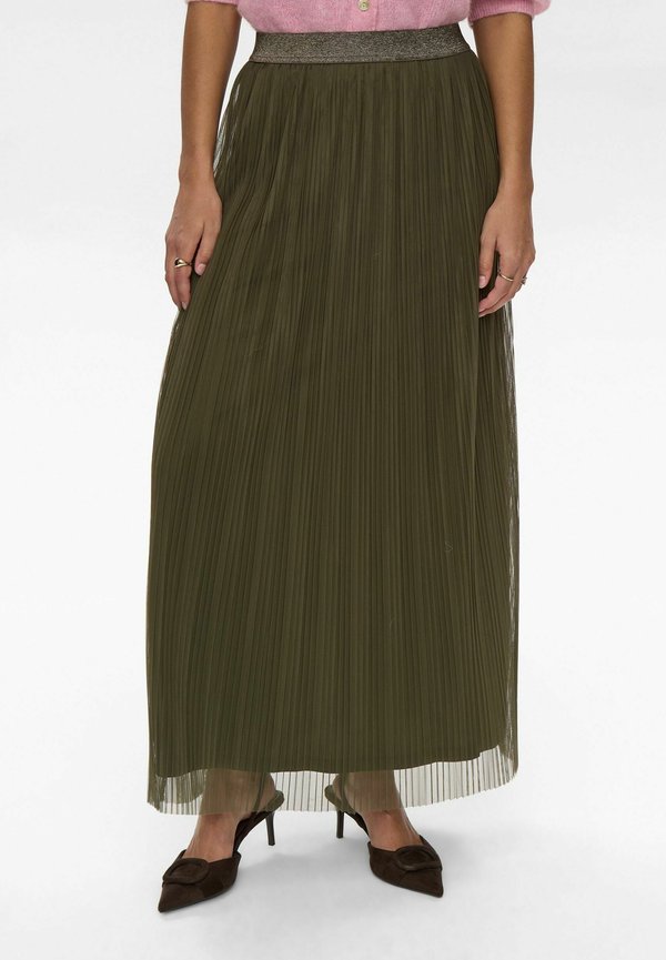 NUMEA LONG - Faltenrock - grape leaf