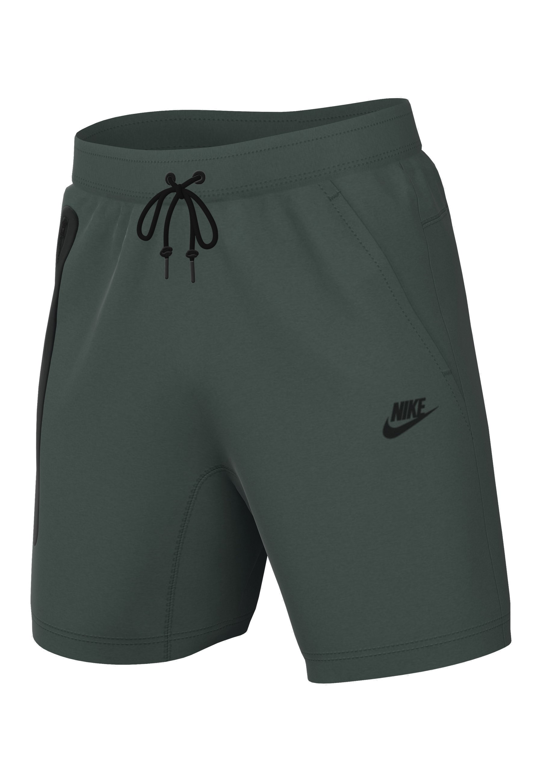 olive green nike tech shorts